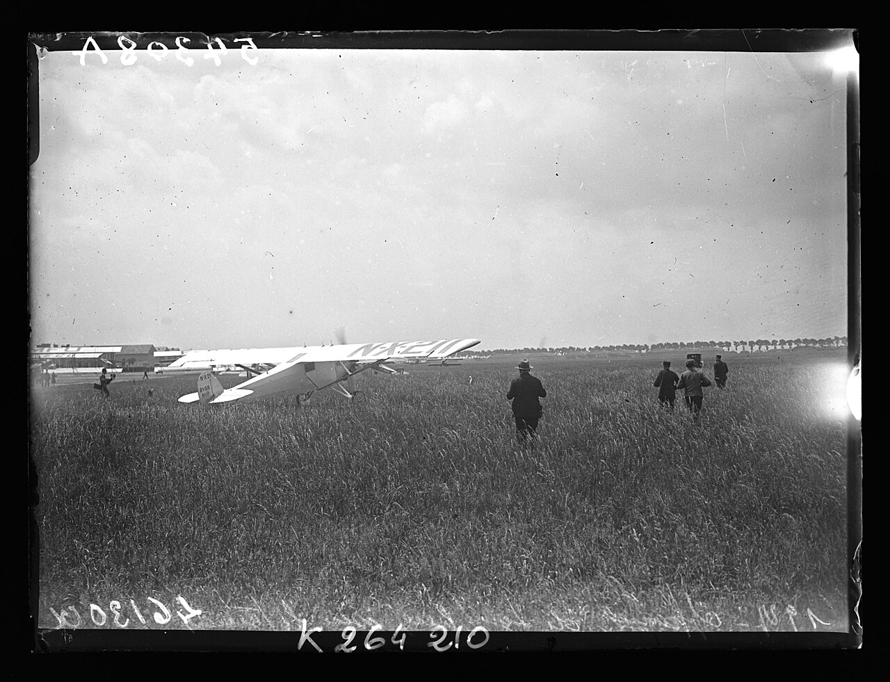 Photographie — Le Spirit of St. Louis de Lindbergh au Bourget, 1927